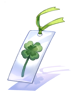 Four Leaf Clover Bookmark, предмет (Renewal) Four Leaf Clover Bookmark, предмет (Renewal)
