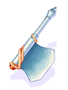 Veteran Axe [2], двуручный топор (Pre-Renewal)