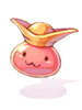 Gold Ingot Poring Hat [1], броня (Renewal)