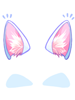 Costume White Baby Cat Ears, броня (Renewal)