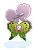 Costume Buterfly Hairpin, броня (Renewal)