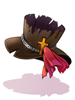 Costume Black Evil Druid Hat, броня (Renewal)