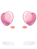 C Fluffy Heart Earmuffs, броня (Renewal)