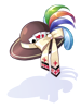 Costume Feather Fedora, броня (Renewal) Costume Feather Fedora, броня (Renewal)
