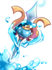 Sealed Aquatic Spear [2], посох (Renewal)