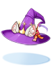 Costume Purple Big Ears Witch Hat, броня (Renewal)
