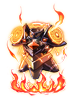 Rune Armor of Flame [1], броня (Renewal)