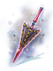 Flush Blocking Spear [2], одноручное копьё (Renewal)