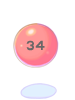 Lotto Ball 34, предмет (Pre-Renewal)