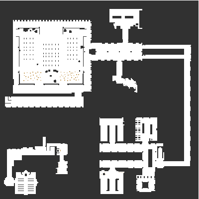 Cursed Monastery (Abbey Dungeon), 1st floor, подземелье (Renewal)